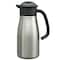 Service Ideas Portion Control Server, 0.7 Liters, Stainless/Black Accents 700NK-N - alternate 1